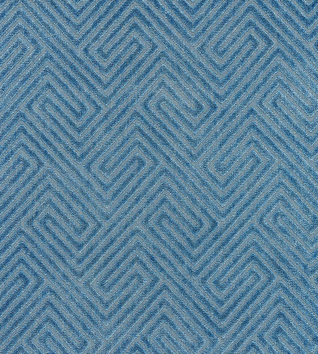 Scalamandre Meander Velvet Denim Fabric SC 000127060