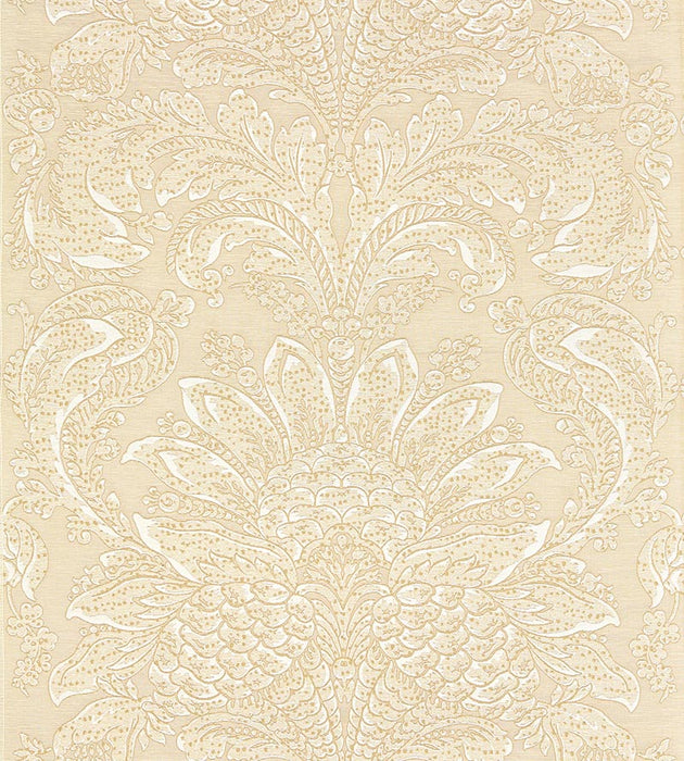 Scalamandre Carlotta Damask Bisque Fabric SC 000127081