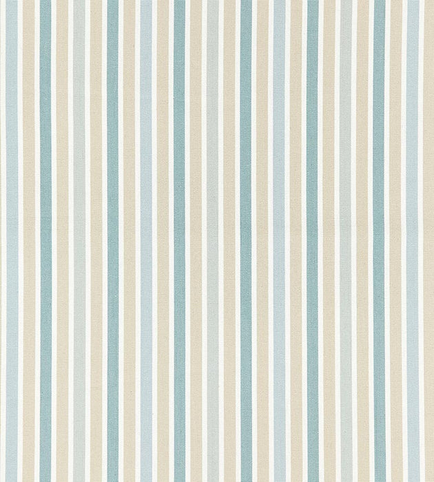 Scalamandre Leeds Cotton Stripe Seaglass Fabric SC 000127114