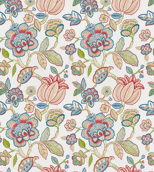 Scalamandre Coromandel Embroidery Bloom Fabric SC 000127126