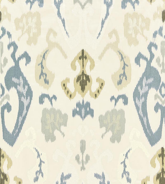 Scalamandre Mandalay Ikat Embroidery Cloud Fabric SC 000127172