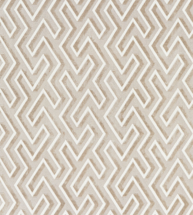 Scalamandre Maze Velvet Latte Fabric SC 000127237