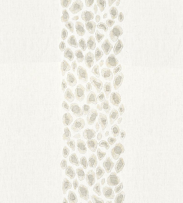 Scalamandre Catwalk Embroidery Pearl Fabric SC 000127255