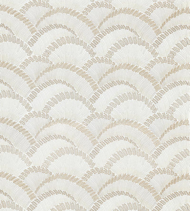 Scalamandre Lovegrass Embroidery Latte Fabric SC 000127256