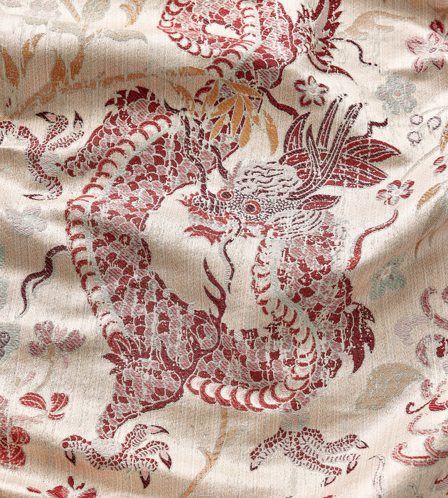 Scalamandre Dragon Tableau Winter Rose Fabric SC 000127327