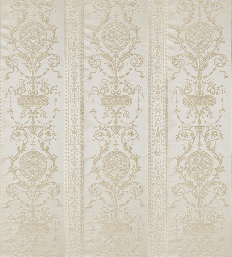 Scalamandre Hepplewhite Ivory Fabric SC 0001516MM