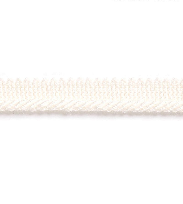 Scalamandre Millstone Twisted Cord Ivory Trim Sample SC 0001C304