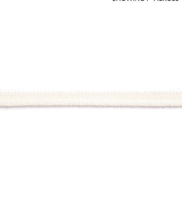 Scalamandre Millstone Twisted Cord Ivory Trim Sample SC 0001C304