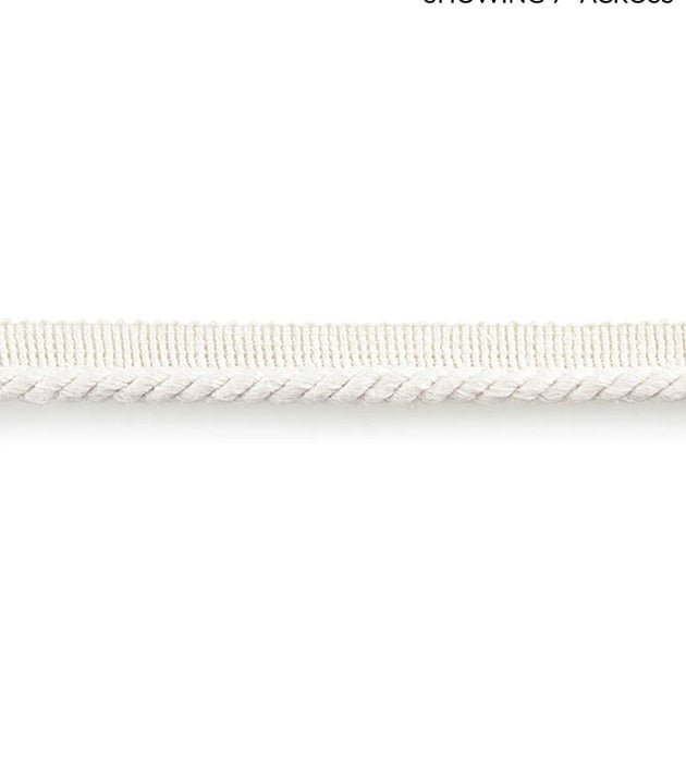 Scalamandre Anders Linen Cord Blanc Trim SC 0001C308