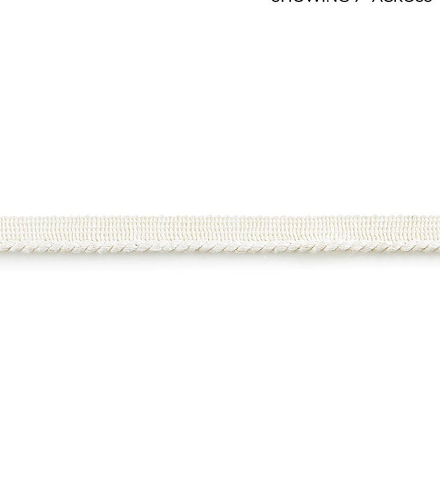 Scalamandre Liam Linen Cord Blanc Trim SC 0001C309