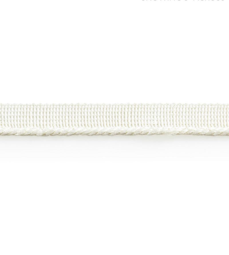 Scalamandre Sanna Linen Cord Blanc Trim Sample SC 0001C311