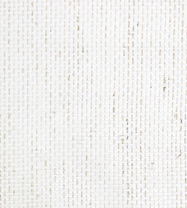 Scalamandre Basket Weave G1190 White Wallpaper SC 0001G1190