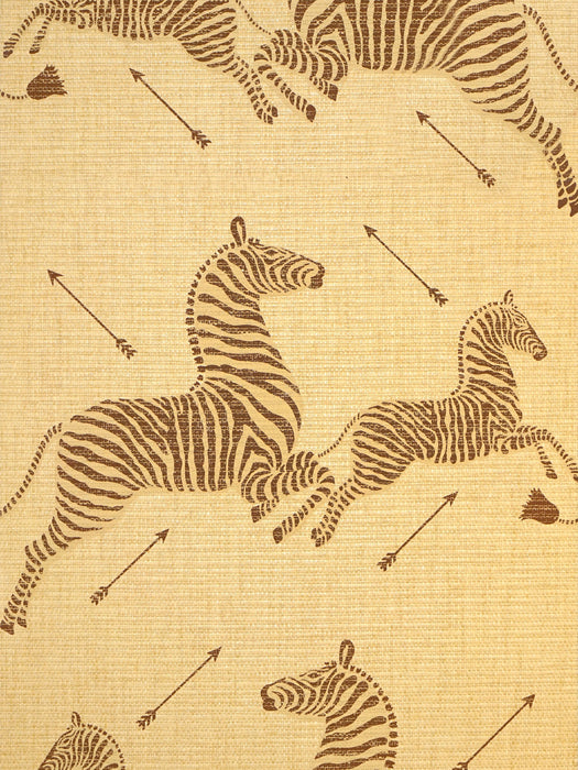 Scalamandre Zebras - Paperweave Natural Wallpaper SC 0001G81388M