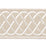 Scalamandre Helix Embroidered Tape Linen Trim Sample SC 0001T3284