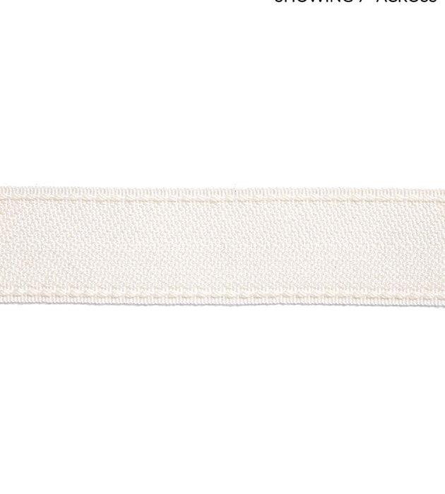 Scalamandre Montauk Herringbone Tape Snow Trim SC 0001T3285