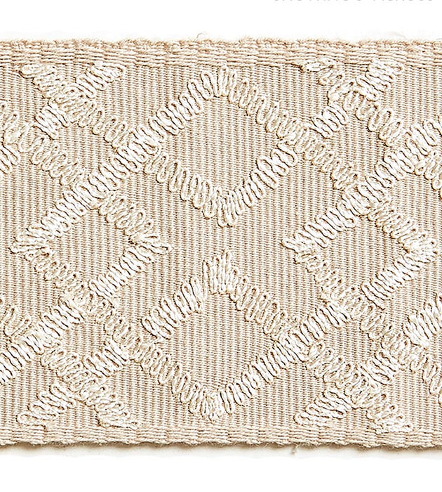 Scalamandre Lattice Tape Linen Trim Sample SC 0001T3295