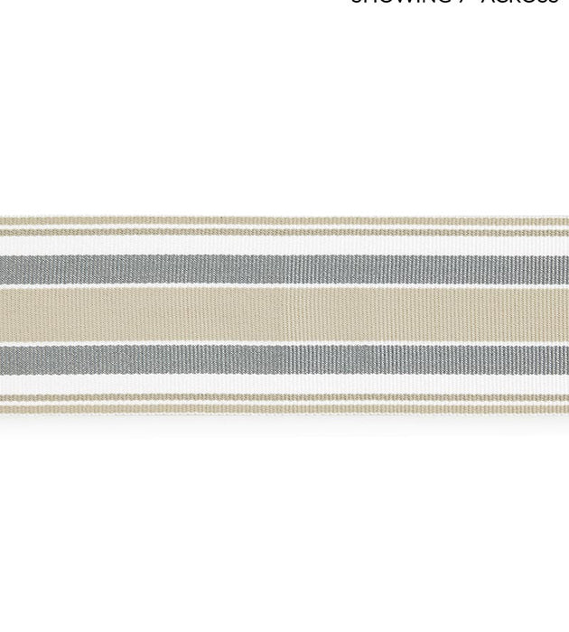 Scalamandre Marina Stripe Tape Pebble Trim Sample SC 0001T3311