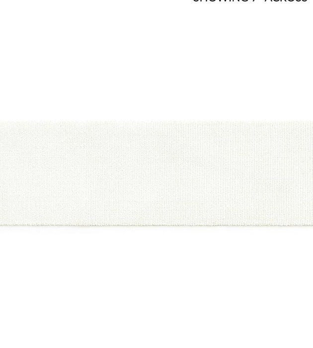 Scalamandre Oslo Linen Tape Blanc Trim Sample SC 0001T3314