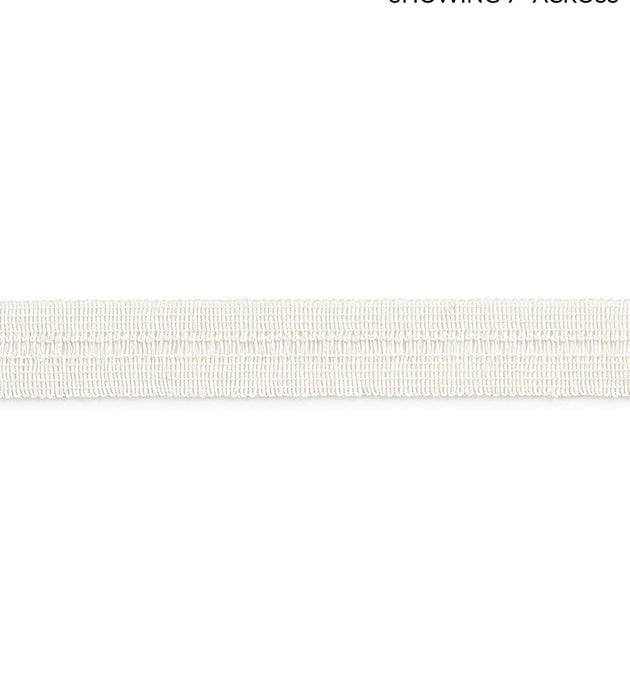 Scalamandre Katja Linen Tape Blanc Trim Sample SC 0001T3315