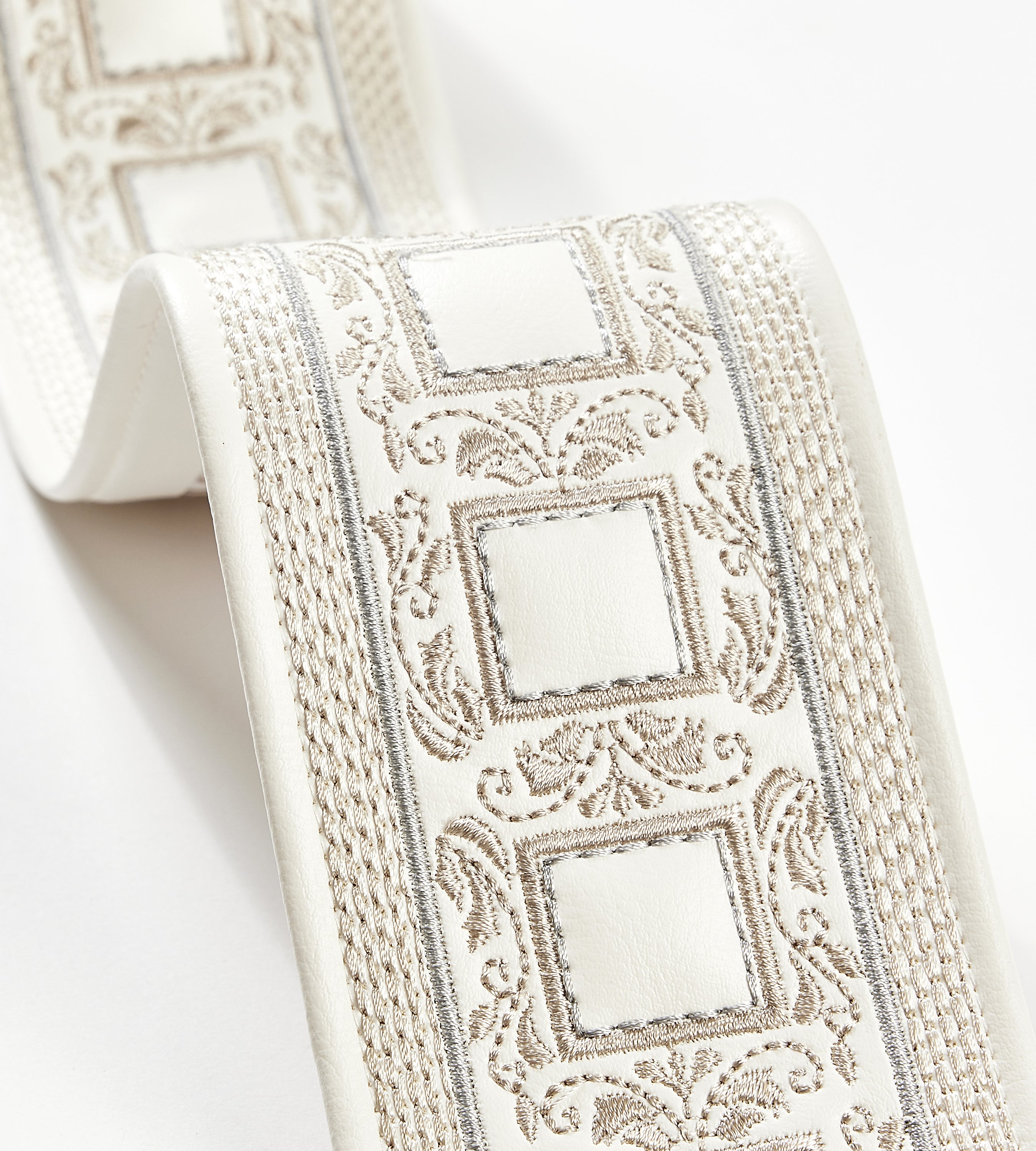 Scalamandre Archduke Embroidered Tape Ivory Trim SC 0001T3339