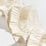 Scalamandre Ruffle Tape Ivory Trim Sample SC 0001T3341