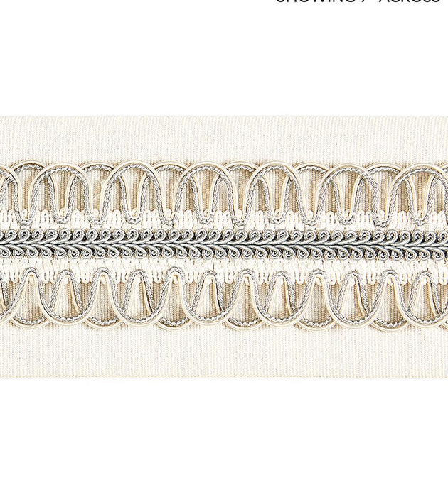 Scalamandre Colette Braided Tape Cloud Trim Sample SC 0001V1242