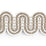 Scalamandre Serpentine Braid Linen Trim Sample SC 0001V1246