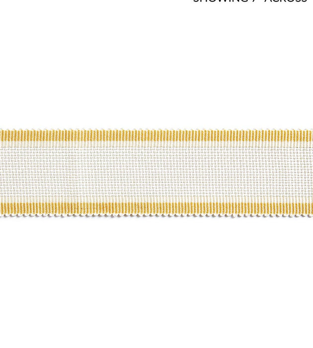 Scalamandre Odeon Shimmer Braid Buttercup Trim Sample SC 0001V1249