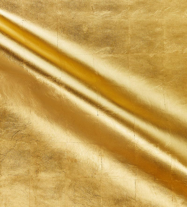 Scalamandre Gold Leaf Gold Metal Wallpaper SC 0001WP88334