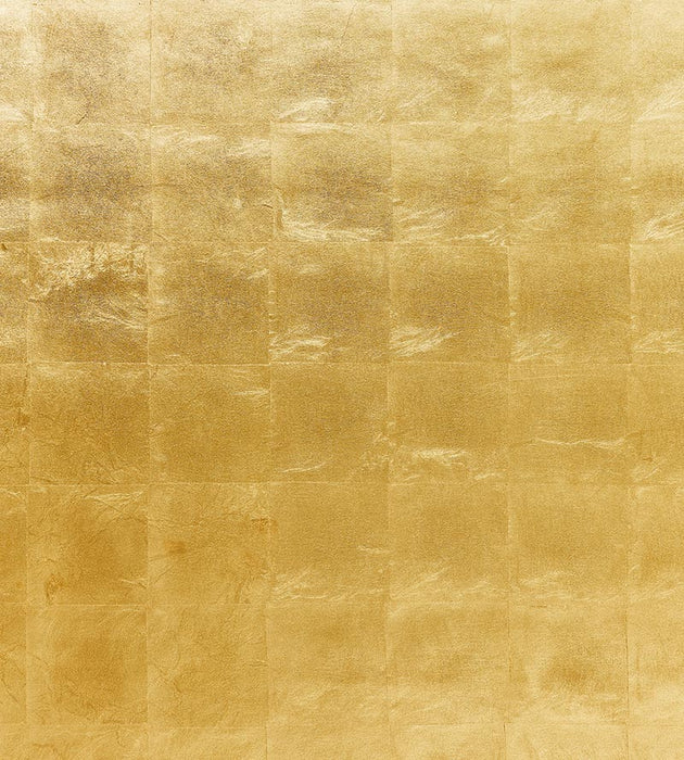 Scalamandre Gold Leaf Gold Metal Wallpaper SC 0001WP88334