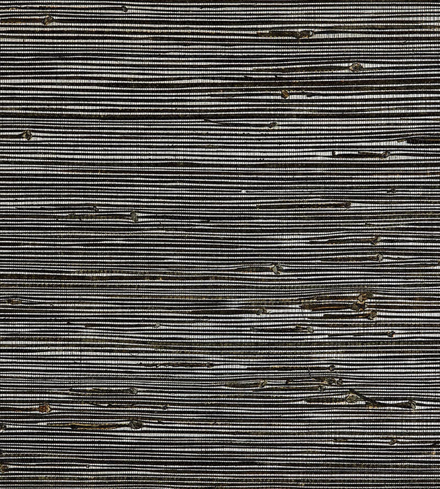 Scalamandre Metallic Jute Weave Granite & Silver Wallpaper SC 0001WP88351