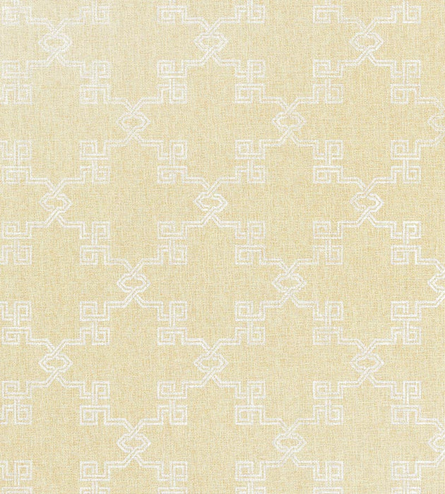 Scalamandre Suzhou Lattice Raffia Weave Straw Wallpaper SC 0001WP88374