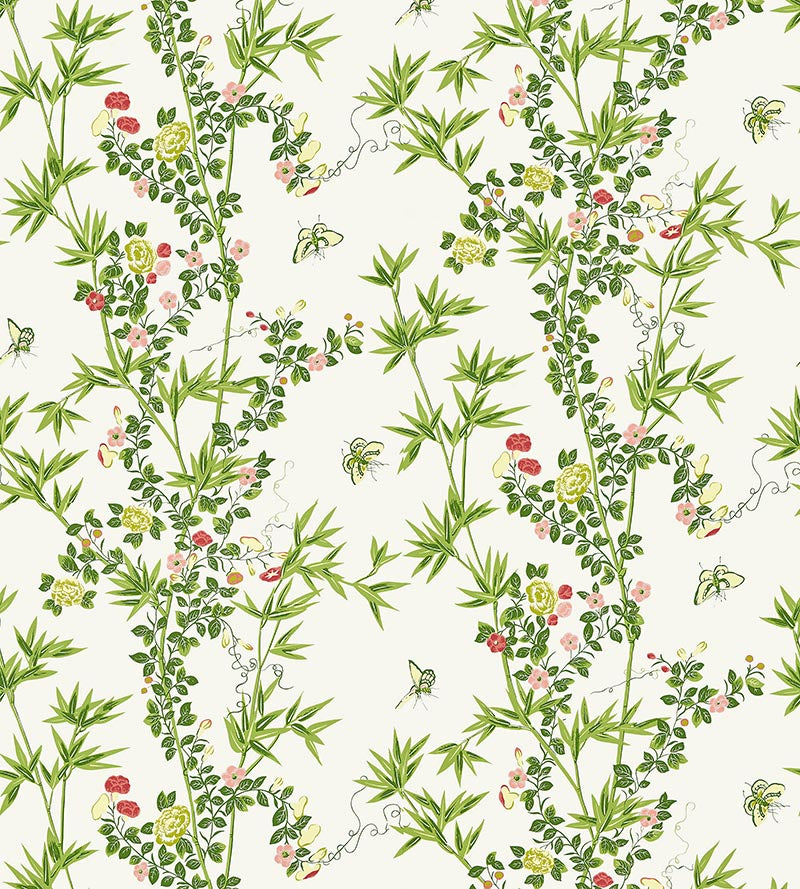 Scalamandre Jardin De Chine Spring Wallpaper SC 0001WP88375