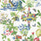 Scalamandre Shantung Garden - Removable Bloom Wallpaper SC 0001WP88377PS