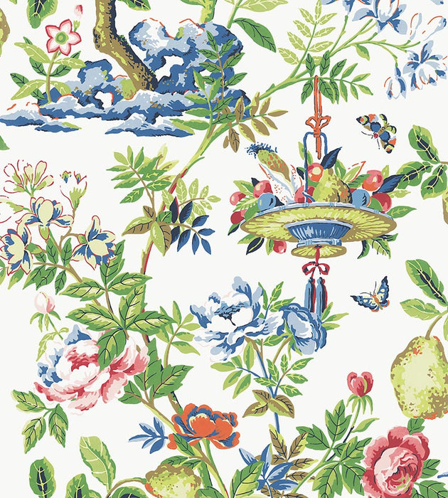 Scalamandre Shantung Garden - Removable Bloom Wallpaper SC 0001WP88377PS