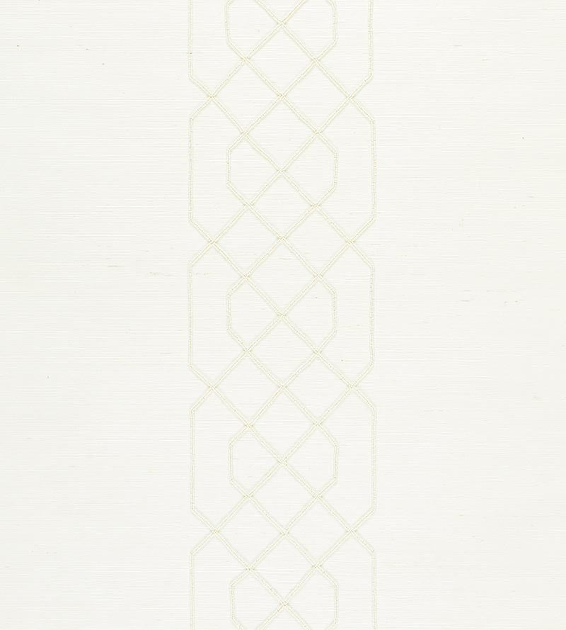 Scalamandre Adelaide Beaded Sisal Ivory Wallpaper SC 0001WP88385