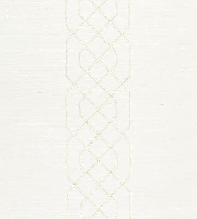 Scalamandre Adelaide Beaded Sisal Ivory Wallpaper SC 0001WP88385