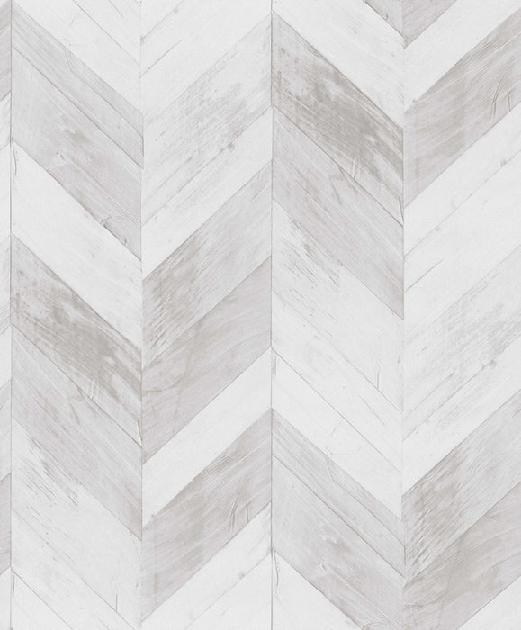 Scalamandre Chevron Veneer Beige Wallpaper Sample SC 0001WP88422