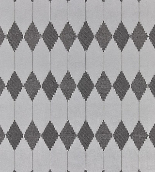 Scalamandre Cadence Silver Wallpaper Sample SC 0001WP88460