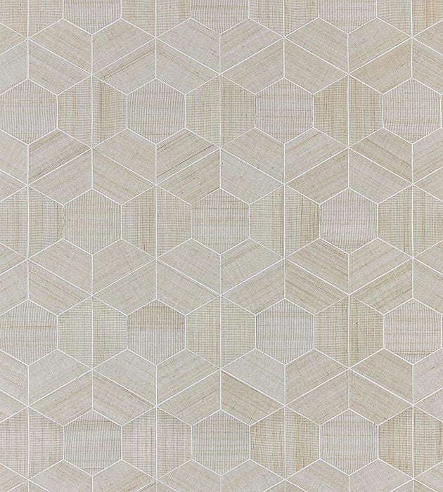 Scalamandre Hive - Abaca Snowflake Wallpaper Sample SC 0001WP88469