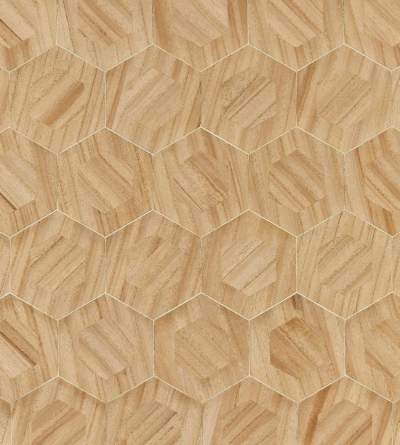 Scalamandre Hexad Balsa Wallpaper SC 0001WP88476