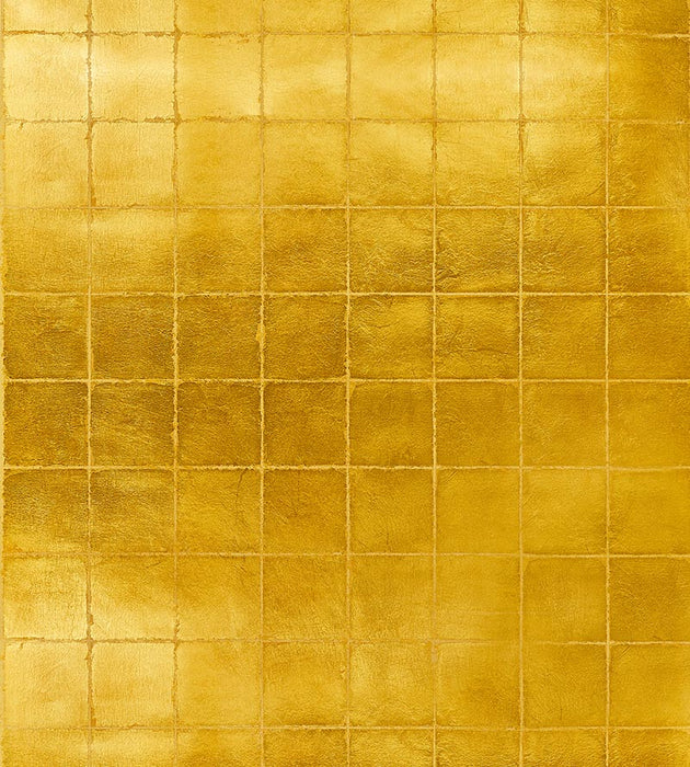 Scalamandre Golden Square Gold Wallpaper Sample SC 0001WP88509