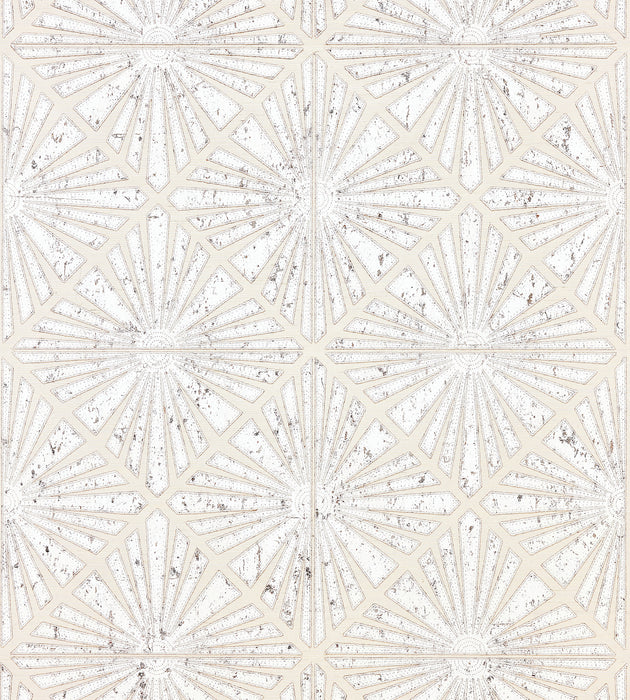 Scalamandre Milan Diamond Grasscloth Parchment Wallcovering Sample SC 0001WP88556