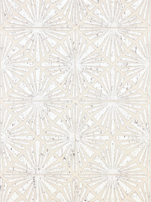 Scalamandre Milan Diamond Grasscloth Parchment Wallpaper SC 0001WP88556