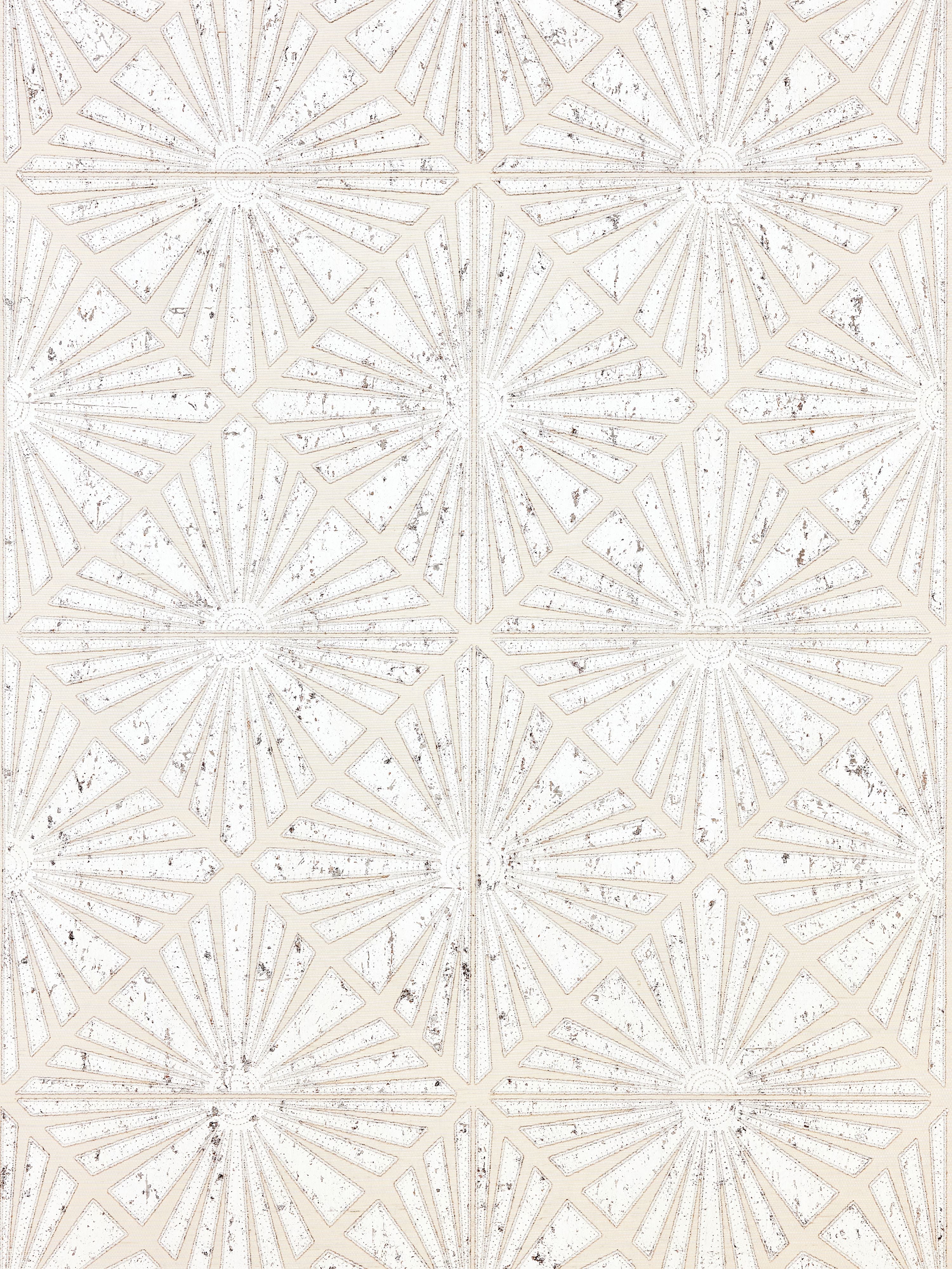 Scalamandre Milan Diamond Grasscloth Parchment Wallpaper Sample SC 0001WP88556