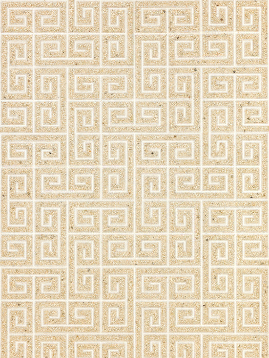 Scalamandre Fret Mosaic Grasscloth Sand Wallpaper SC 0001WP88557