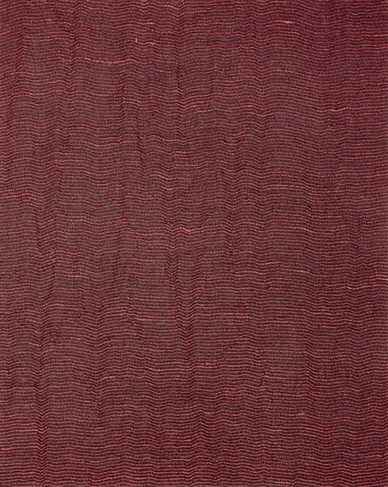 Scalamandre Aditi Crush Burgundy Wallpaper Sample SC 0001WP88581