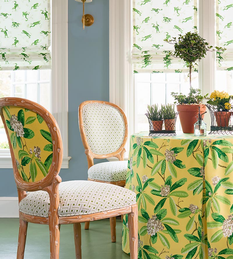 Scalamandre Rhododendron - Outdoor Pineapple Fabric SC 000216454M