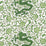 Scalamandre Chi'En Dragon Linen Print Jade Fabric SC 000216558