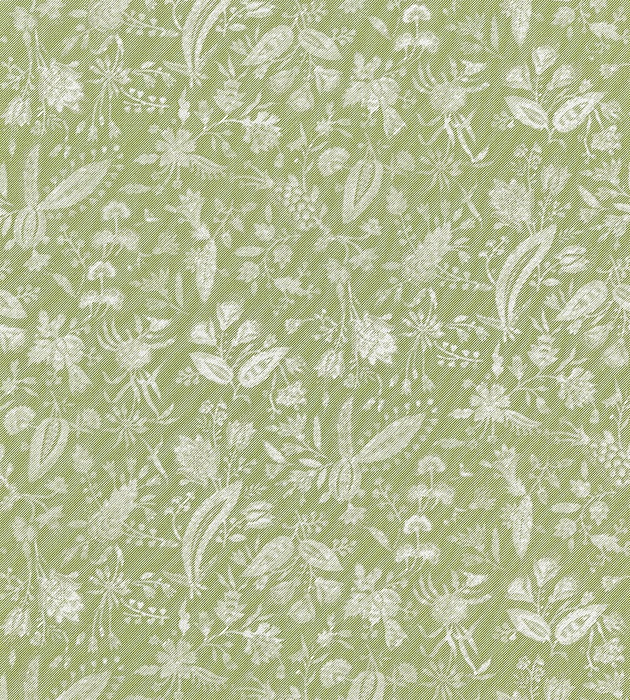 Scalamandre Tulia Linen Print Willow Fabric SC 000216605